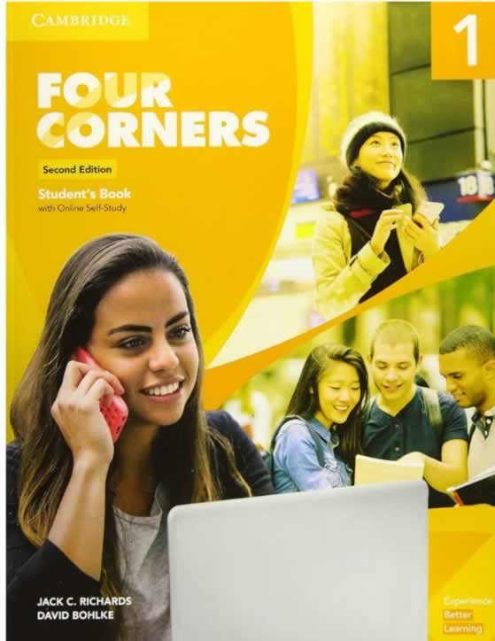 《cambridge Four Corners》第二版1~4级全，教材+练习册+音视频全套下载